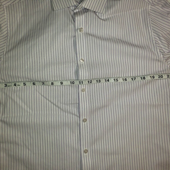 Michael Kors Men's Button Front Work Dress Shirt - Picture 6 of 8